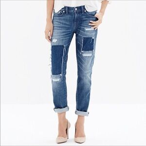 MADEWELL Slim Boyjean Patched Up Edition Size 27